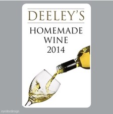 Personalised Homemade Wine Making Bottle Labels Stickers home brew Xmas - N335