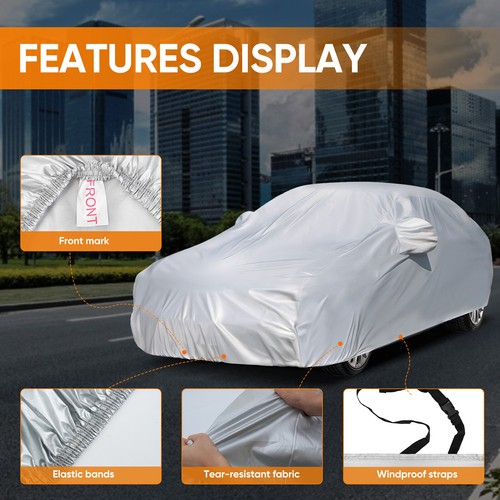 Car Cover Outdoor Dust UV All Weather Protection For BMW 6 Series 650i 635CSi - Picture 2 of 13