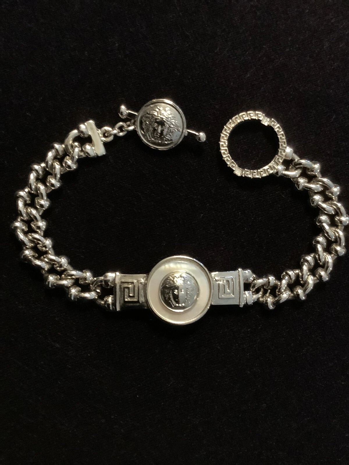 Raro Bracciale Catena Medusa GIANNI VERSACE