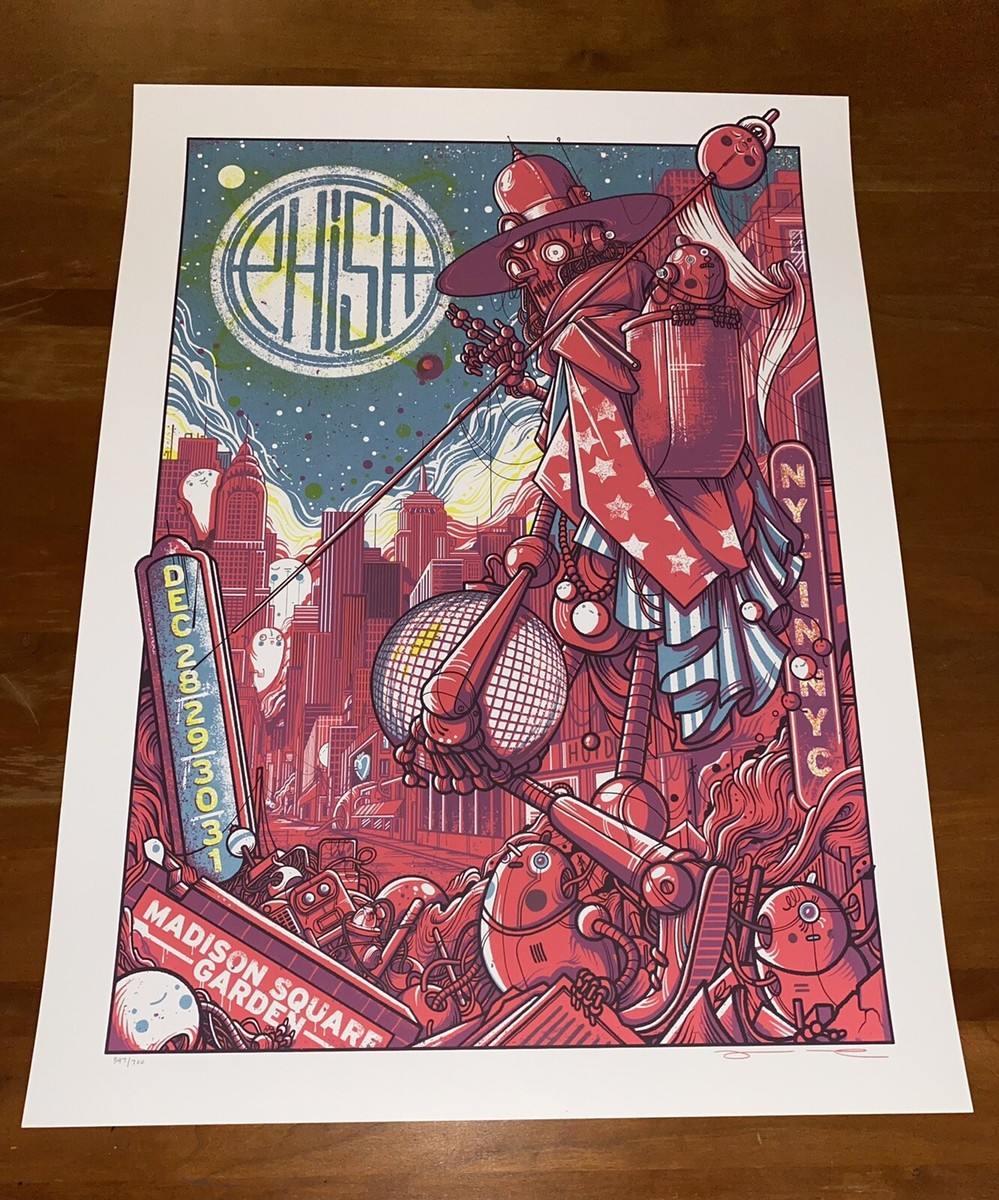 Phish Poster Madison Square Garden 12/28 12/29 12/30 12/31 2016