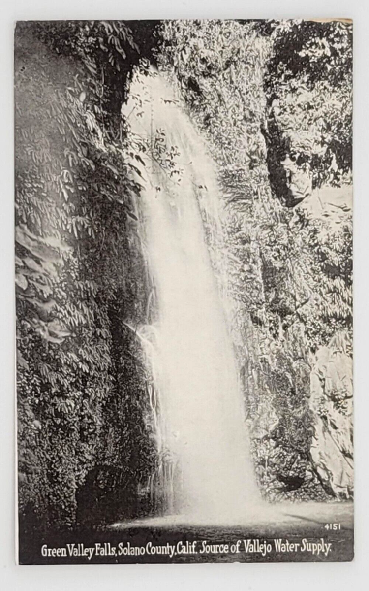 Postcard~ Green Valley Falls, Solano County California~ Vallejo, CA Water  Supply | eBay