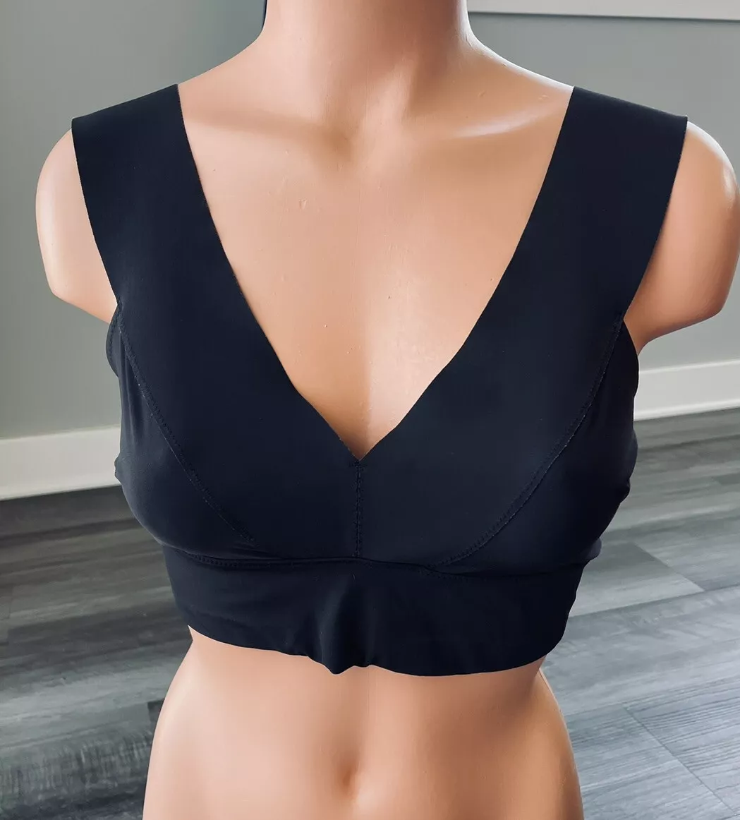 H And M Black Bra Size 10 Bralette Stretch Wireless