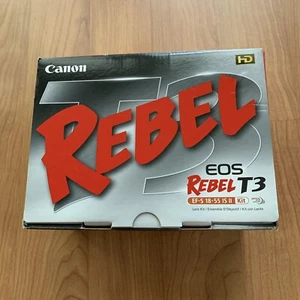 Canon EOS Rebel T3 12.2MP Digital SLR Camera - Black (Kit w/ EF-S 18-55mm IS II 