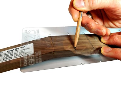 24.5-inch GEN2 Fret Scale Marking Template for Guitars & Cigar Box Guitars
