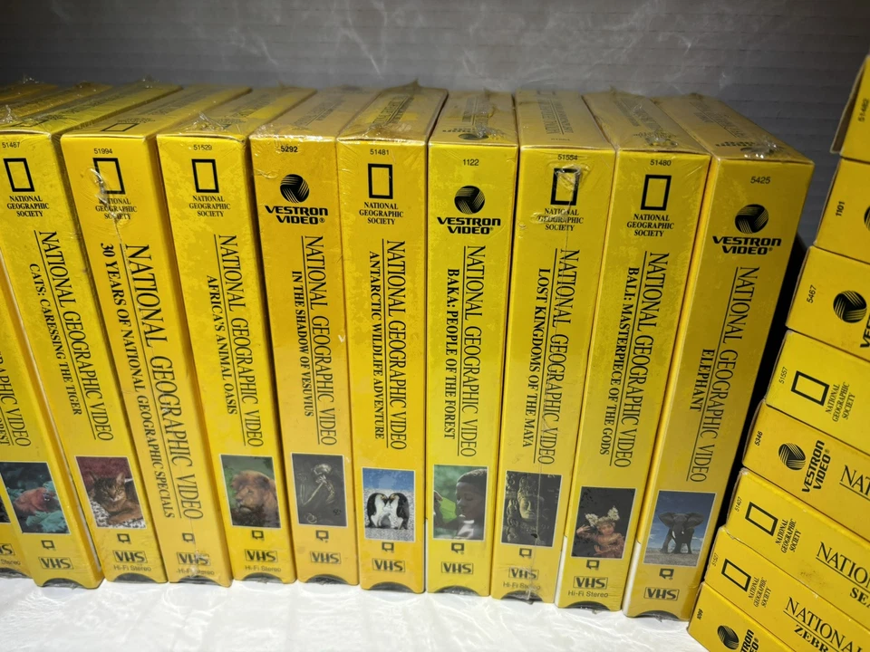 National Geographic Society Video Club VHS Tapes - 25 VHS Video Tapes 13 Sealed - Image 2 of 4