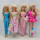 Lot of 4 Vintage 1980s Barbie Dolls Mattel POOR CONDITION