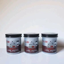 Lot Of 3 Schwarzkopf Got2b Phenomenal Grooming Wax Control Do It With A Dab