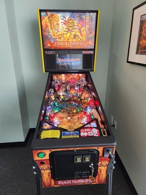 Iron Maiden Premium Edition Pinball Machine Stern OC Pinballs Free Shipping