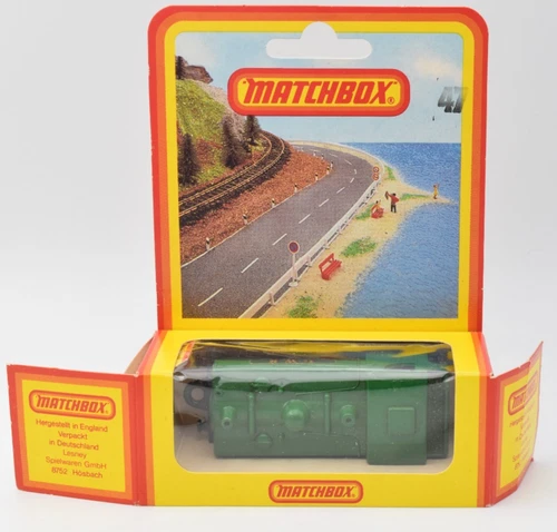 Matchbox Superfast #47 Pannier Loco brown base. German Box. Lesney England