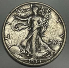1934-S Walking Liberty Half Dollar XF + Please Check Out Our Inventory