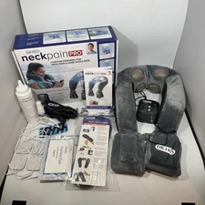 Dr Ho's Neck Pain PRO Neck & Shoulder TENS EMS Therapy w/ Foot Pads