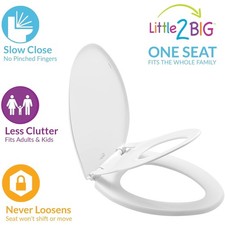 Little2Big Toilet Seat with Toddler Potty Training Seat