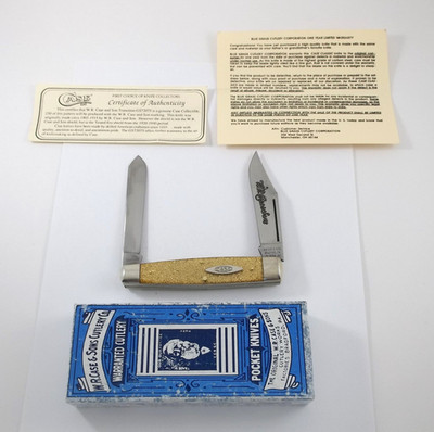 W.R. CASE & SONS Classic Bradford PA 19USA92 72075SS Gold Stone