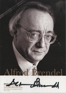 Alfred Brendel- Signed Photograph