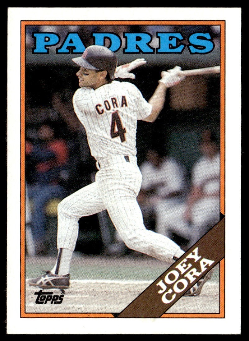 1988 Topps Joey Cora Rookie San Diego Padres #91