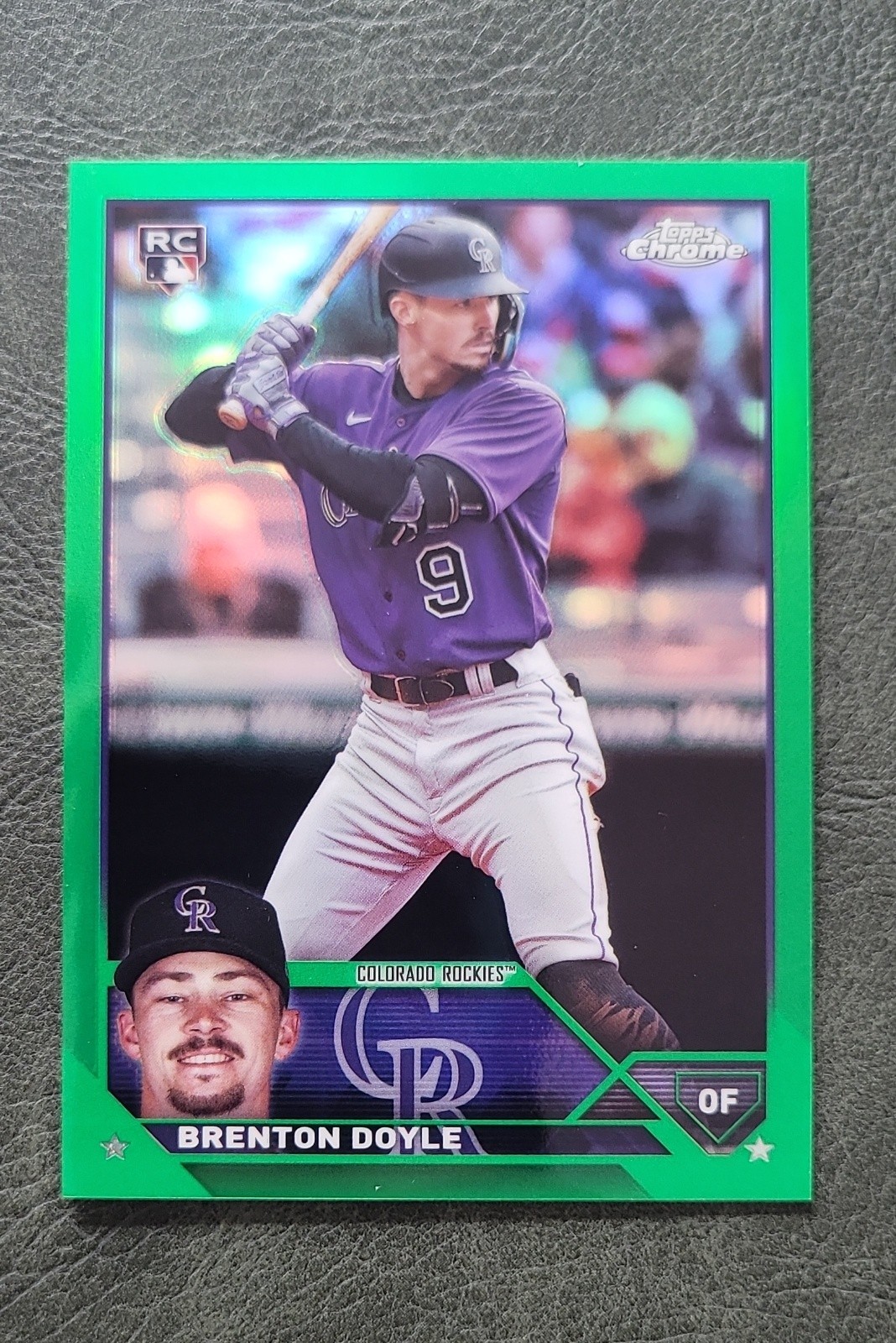 2023 Topps Chrome Update Series - Brenton Doyle #USC172 Green Refractor /99 (RC)