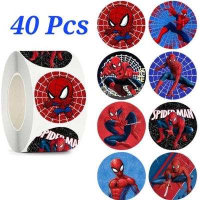 40x Spiderman Sticker nur an alle Orte denken Spiderman kann Pop Up Party