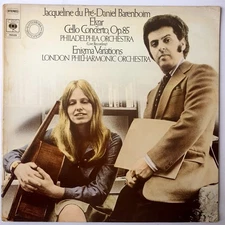 ELGAR "CELLO CONCERTO OP.85" CBS 76529 DU PRE,BARENBOIM,PHILADELPHIA ORCHESTRA