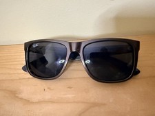 Ray-Ban Sunglasses RB4165 Justin 6470/80 Full Rim Square Lens 54-16-145 Brown
