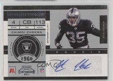 2011 Playoff Contenders Rookie Ticket Chimdi Chekwa #191 Auto 0c2