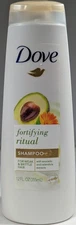 DOVE Fortifying Ritual Shampoo with Avocado & Calendula Extracts, 12 oz.