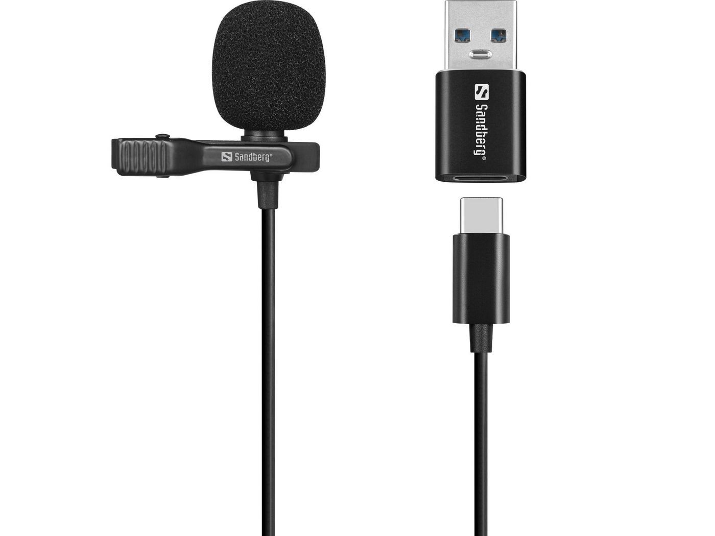 Sandberg 126-40 Streamer USB Clip Microphone
