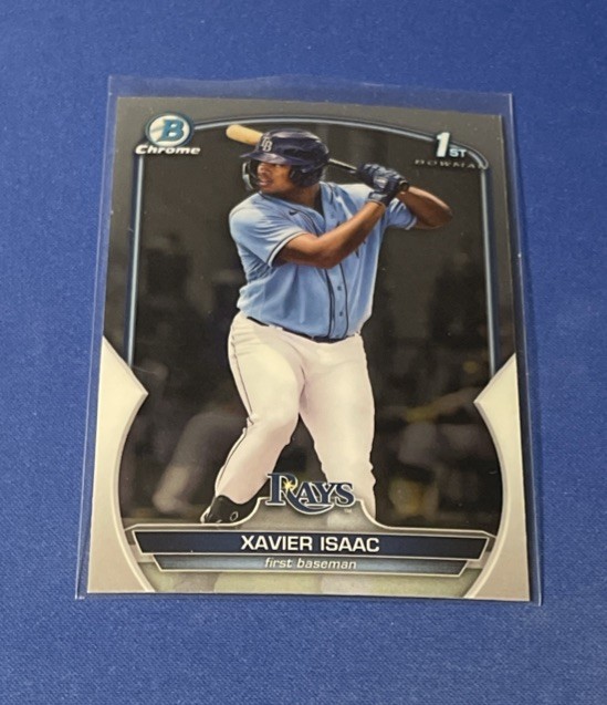 2023 Bowman Chrome Prospects #BCP-145 Xavier Isaac Tampa Bay Rays