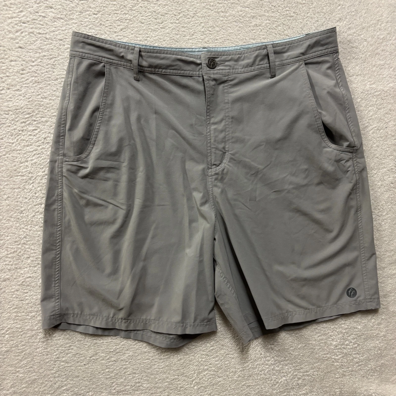 Free Fly Mens Size 36 Gray Nomad Utility Hybrid Performance Shorts Athletic
