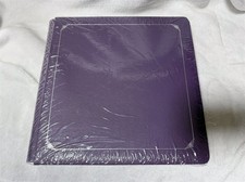 CREATIVE MEMORIES 12x12 MULBERRY PURPLE W/ SILVER SCROLL OLD STYLE ALBUM