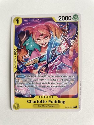 Charlotte Pudding OP03-112 (R) Pillars of Strength One Piece TCG CCG Regular NM