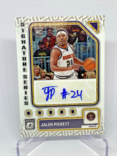 2023-24 Panini Donruss Optic Jalen Pickett #SS-PKT Signature Series Autograph RC