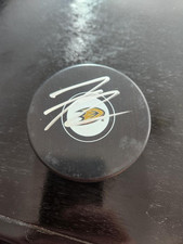 Frank Vatrano signed Anaheim Ducks Puck w JSA