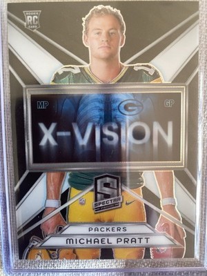 2024 Panini Spectra X-Vision Michael Pratt #XV-MPT /125 (RC)