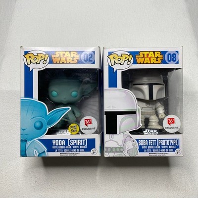 Funko Pop! Vinyl Star Wars Yoda Spirit Boba Fett Prototype Walgreens Exclusive