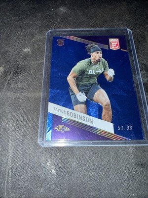 2023 Panini Donruss Elite - Rookies Tavius Robinson #185 Blue /99 (RC)