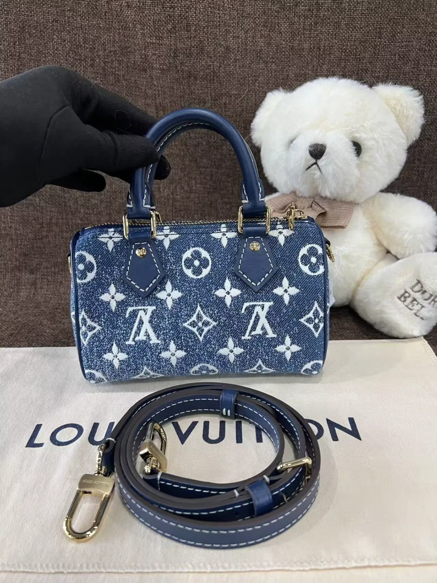 Louis Vuitton Denim Exterior Mini Bags & Handbags for Women for