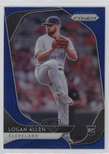 2020 Panini Prizm Blue Prizm Logan Allen #70 10wc