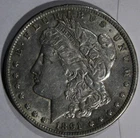1890-CC $1 Morgan Silver Dollar $1 Coin