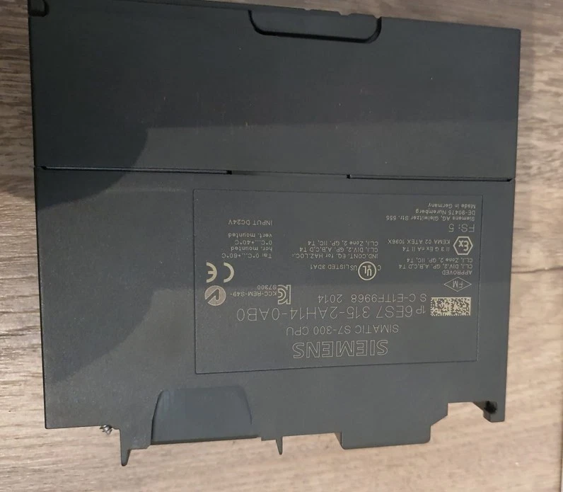 SIEMENS S7 300 CPU 315 2DP 6ES7315-2AH14-0AB0 - Imagen 2 de 3