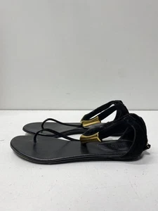 Sandales string femme Gucci bambou noir pointure 5,5