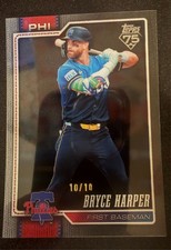 2026 Topps Series 1 Bryce Harper Clear Acetate 10 /10 (Book End) Phillies #250