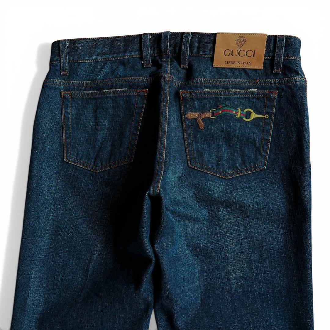 GUCCI by Tom Ford Horsebit Denim Tom Ford–era Men W32 Made in