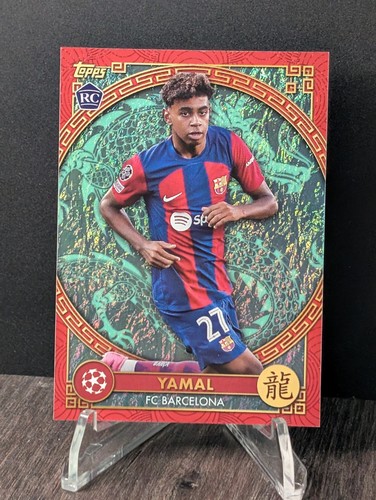 2023-24 Topps Uefa Club Competitions Jade Edition Chinese New Year Lamine Yamal