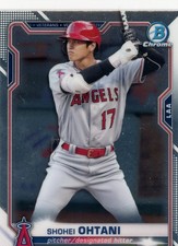 SHOHEI OHTANI  2021 BOWMAN CHROME   BASE CARD   #27   LOS ANGELES ANGELS