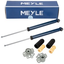 2x MEYLE Stoßdämpfer + Dreckschutz + Domlager für OPEL CORSA D FIAT PUNTO hinten