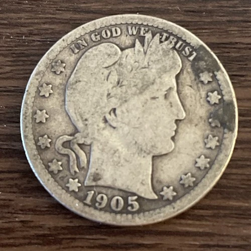 1905-S 25C Barber Quarter