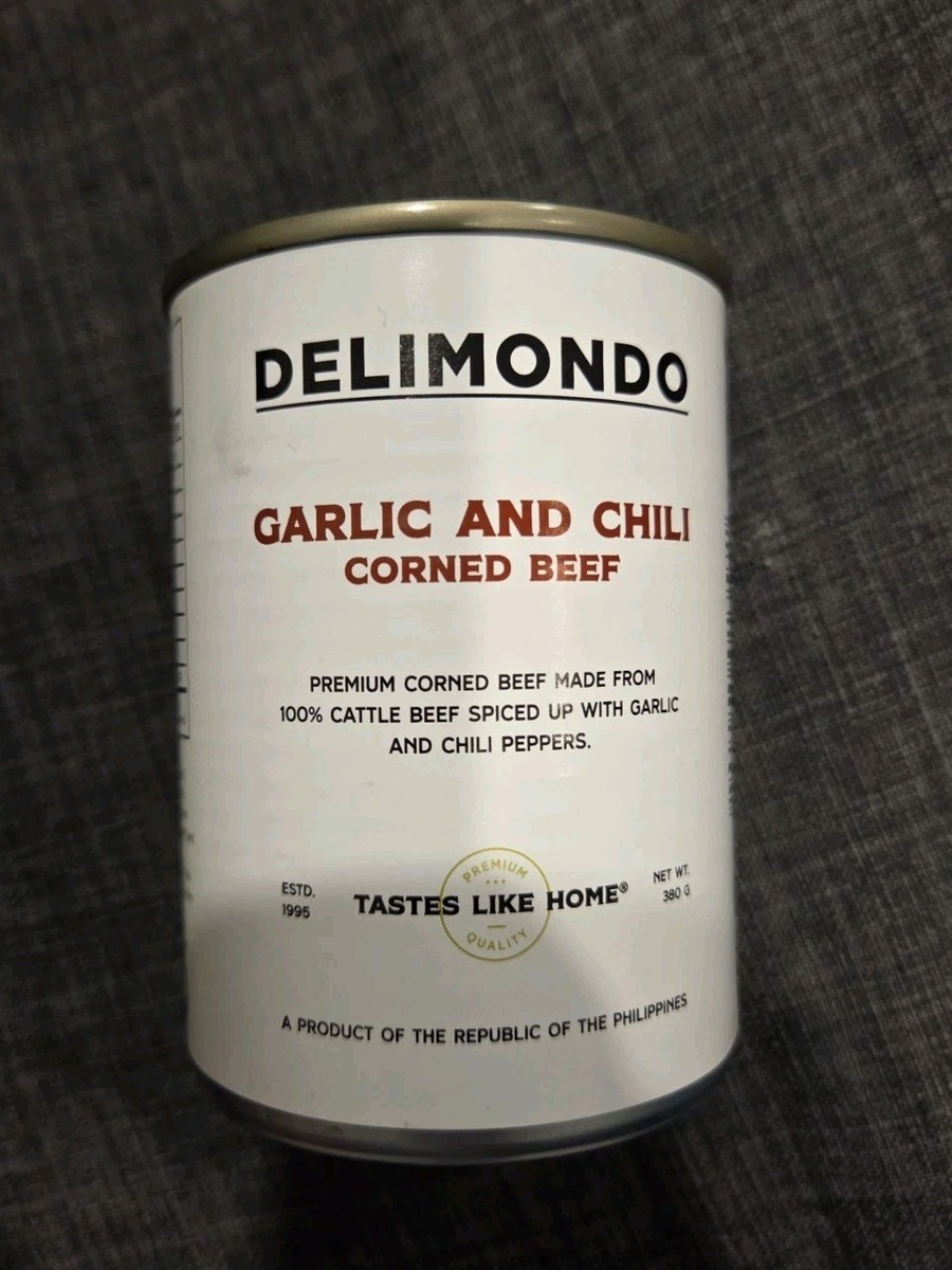 NEW Delimondo Corned Beef - Garlic And Chili - 380g | eBay