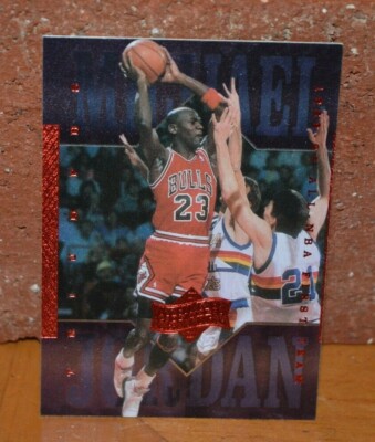 BASKETBALL CARD MICHAEL JORDAN TRIUMPHS 1989 - 90 ALL - NBA FIRST