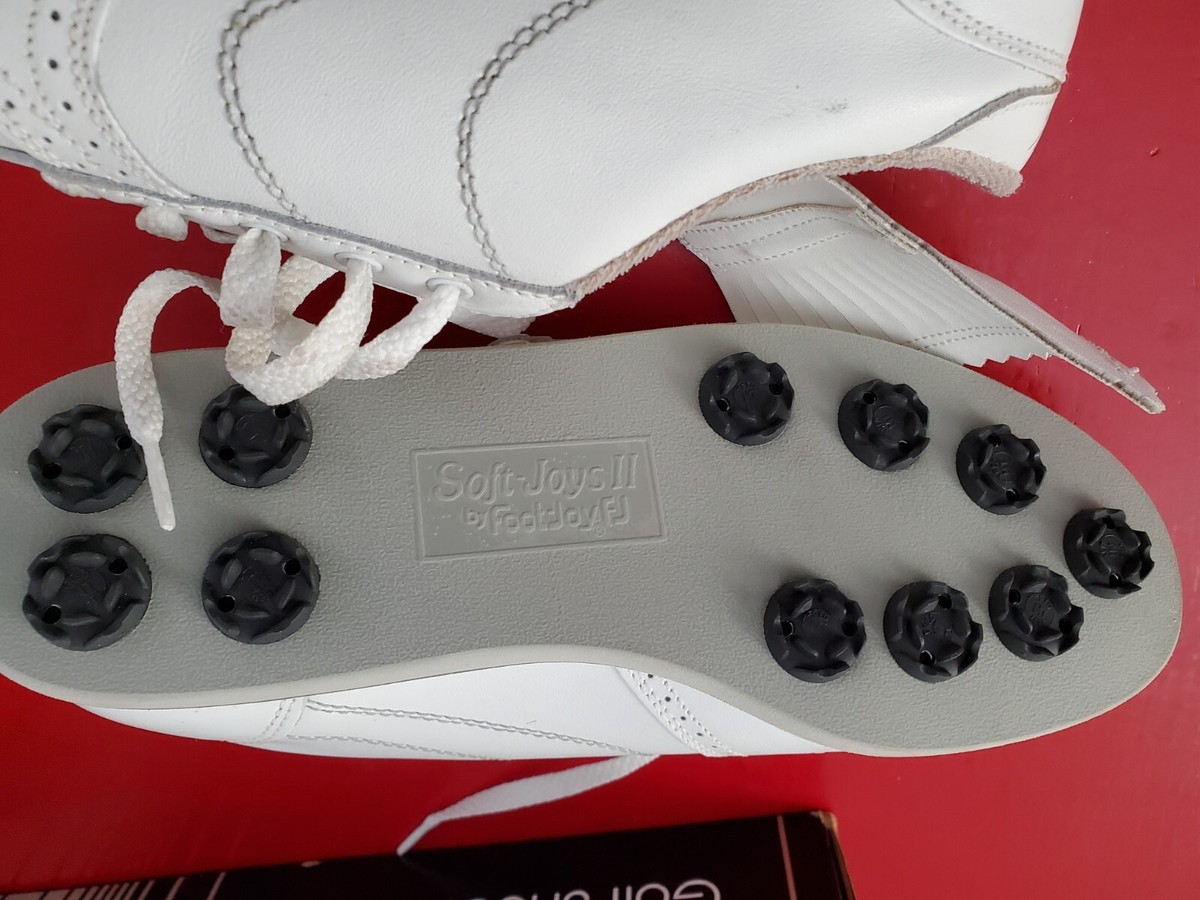 FootJoy Soft-Joys II White Athletic Golf Shoes FootJoy Pro/SL 26 Golf Shoes White/Harbor Mist – Golf Discount main image 2