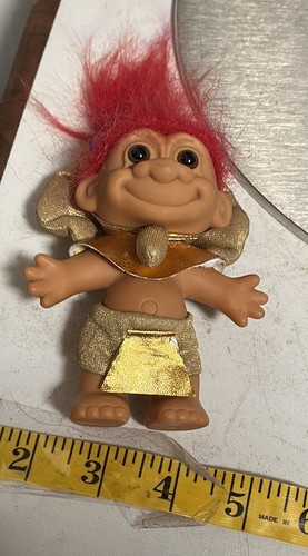 King TUT PHARAOH RUSS Troll Red Hair Brown Eyes - Picture 2 of 6